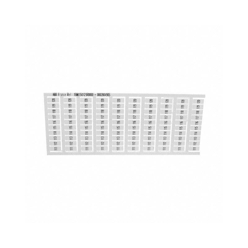 1 pcs : 1SNK150121R0000 - SNK PRE-PRINTED