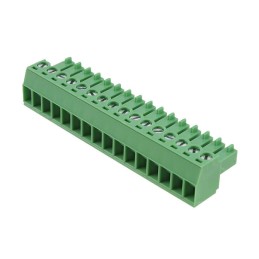 1 pcs : OSTTJ1631530 - TERM BLOCK PLUG 16POS STR 3.81MM