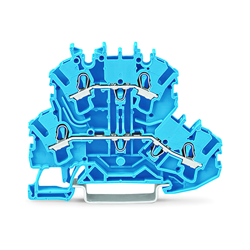 1 pcs : 2002-2204 - DOUBLE-DECK TERMINAL BLOCK THRO