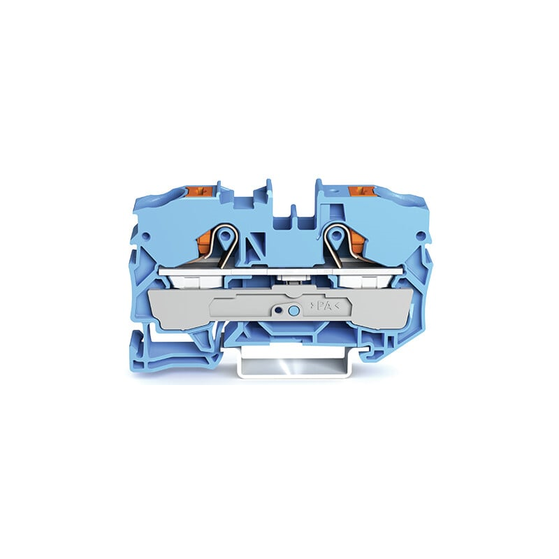 1 pcs : 2210-1204 - 2-CONDUCTOR THROUGH TERMINAL BLO