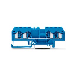 1 pcs : 281-654 - 4-CONDUCTOR THROUGH TERMINAL BLO