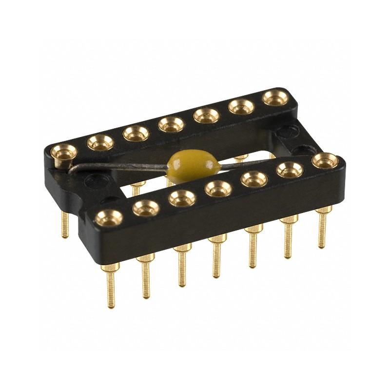 1 pcs : 110-13-314-41-801000 - CONN IC DIP SOCKET 14POS GOLD