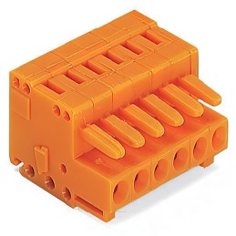 1 pcs : 734-205 - 1-CONDUCTOR FEMALE PLUG 100% PR