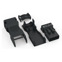 1 pcs : 890-114 - PLUG WITH STRAIN RELIEF HOUSING