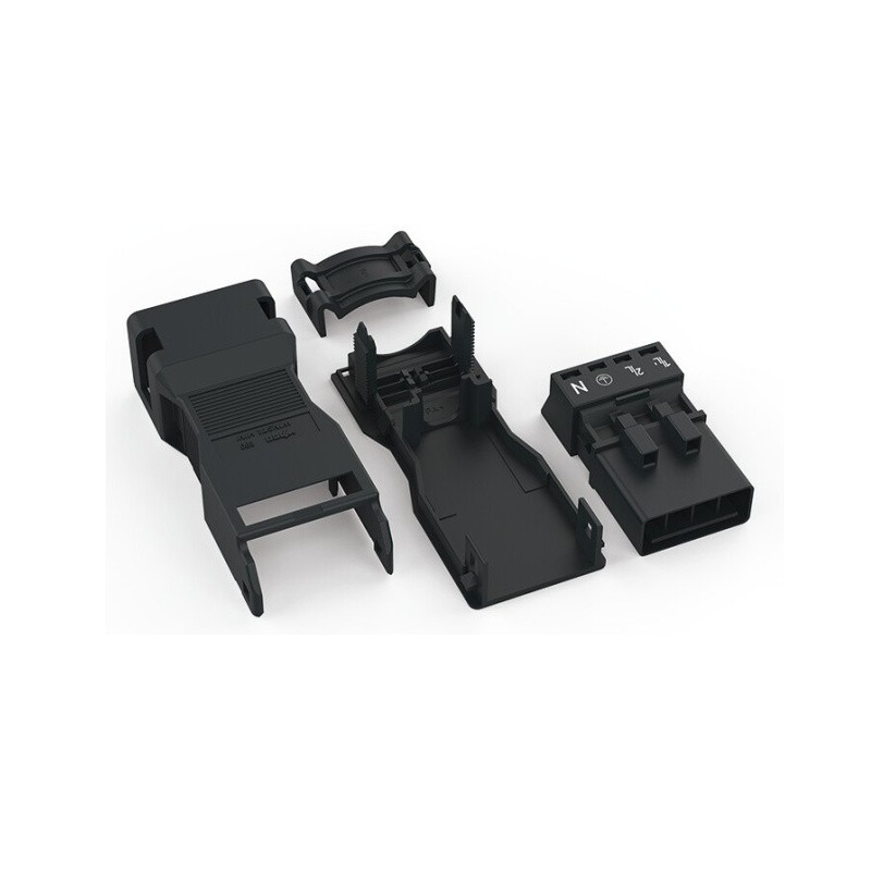 1 pcs : 890-114 - PLUG WITH STRAIN RELIEF HOUSING