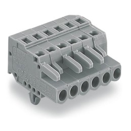 1 pcs : 231-110/008-000 - 1-CONDUCTOR FEMALE PLUG SNAP-IN