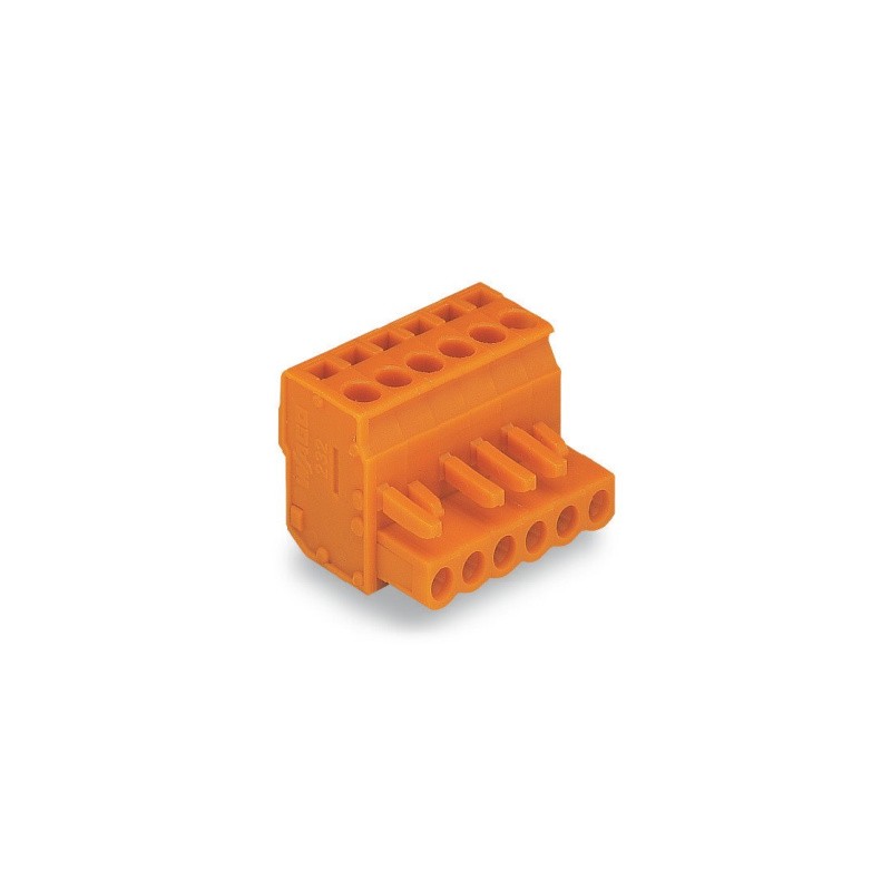 1 pcs : 232-405/026-000 - 1-CONDUCTOR FEMALE PLUG ANGLED