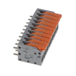 1 pcs : 2601-3110 - TERM BLK PCB LEVER 3.5MM 10POS