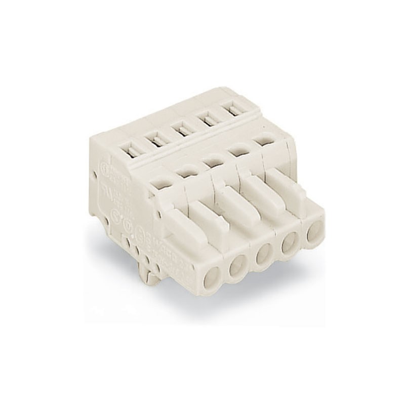 1 pcs : 721-110/008-000 - 1-CONDUCTOR FEMALE PLUG 100% PR