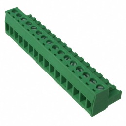 1 pcs : OSTTJ165153 - TERM BLOCK PLUG 16POS STR 5.08MM