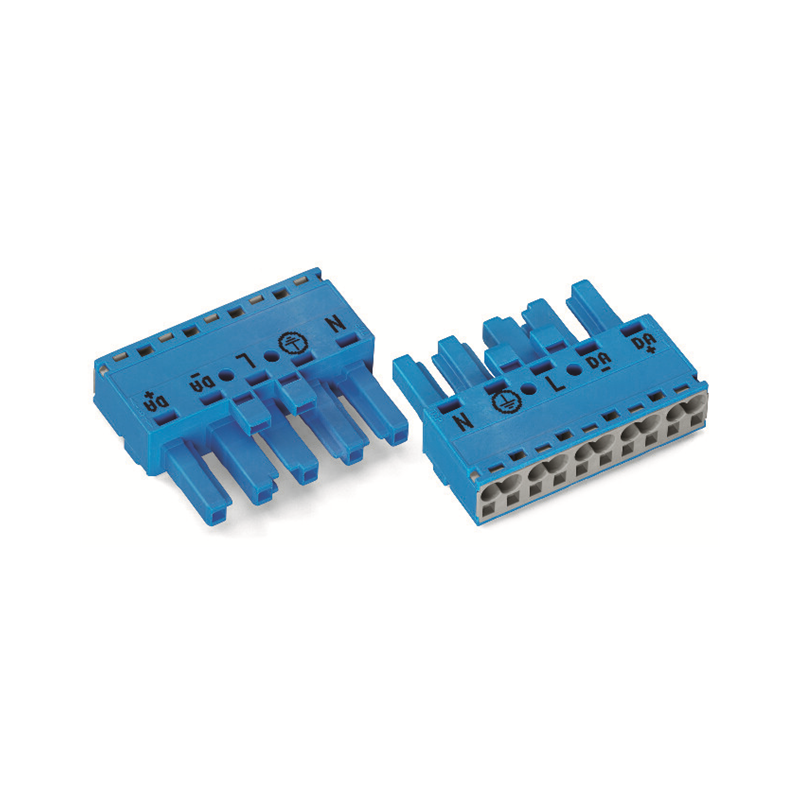 1 pcs : 770-1105 - SOCKET 5-POLE BLUE