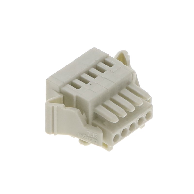 1 pcs : 733-105/037-000 - 1-CONDUCTOR FEMALE PLUG 100% PR