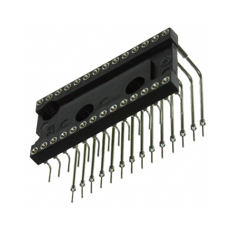 1 pcs : 299-93-628-10-002000 - CONN IC DIP SOCKET 28POS GOLD