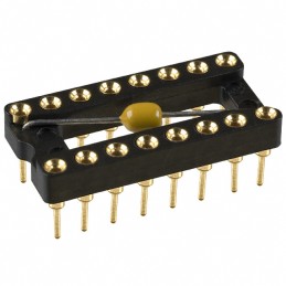 1 pcs : 110-13-316-41-801000 - CONN IC DIP SOCKET 16POS GOLD