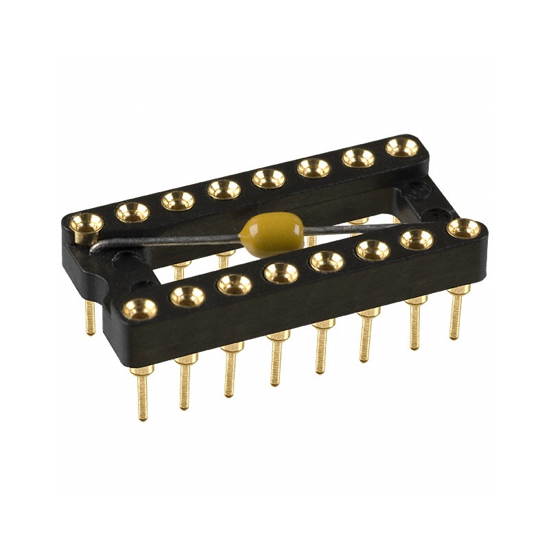 1 pcs : 110-13-316-41-801000 - CONN IC DIP SOCKET 16POS GOLD