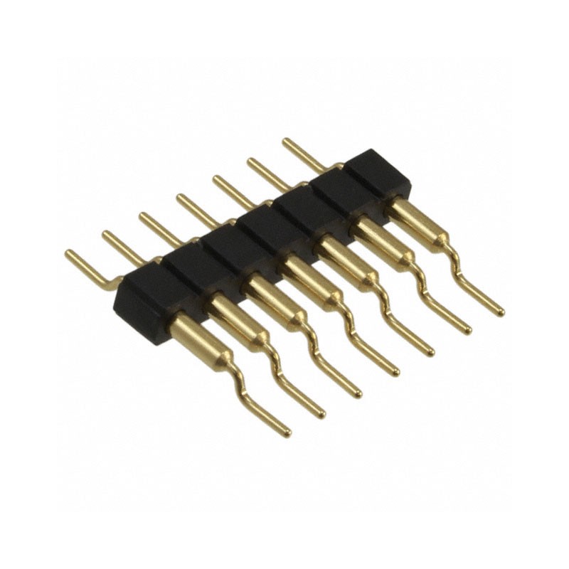 1 pcs : 339-10-107-40-000000 - CONN SHUNT 7POS INSUL 2.54MM GLD