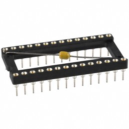 1 pcs : 110-93-628-41-801000 - CONN IC DIP SOCKET 28POS GOLD