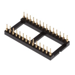 1 pcs : ICA-628-SGG - CONN IC DIP SOCKET 28POS GOLD