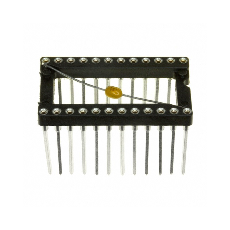 1 pcs : 123-43-624-41-801000 - CONN IC DIP SOCKET 24POS GOLD