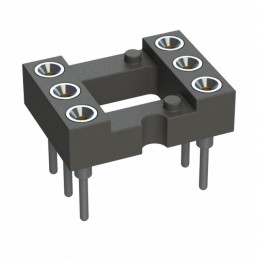 1 pcs : 110-93-306-41-001000 - CONN IC DIP SOCKET 6POS GOLD