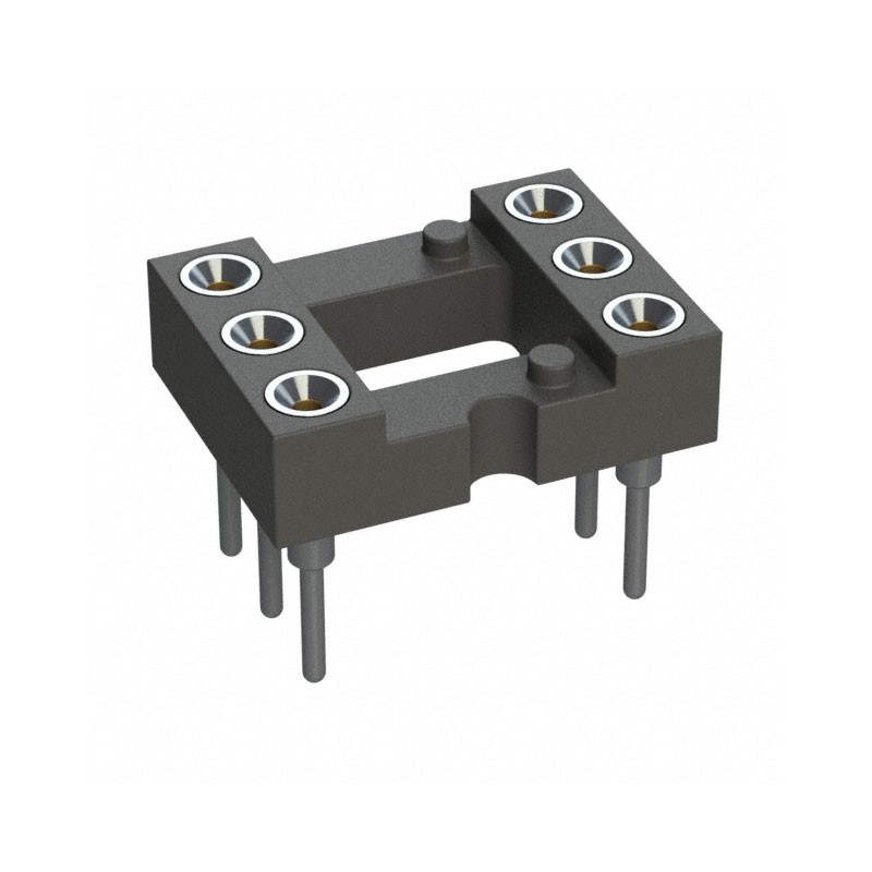 1 pcs : 110-99-306-41-001000 - CONN IC DIP SOCKET 6POS TIN-LEAD