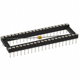 1 pcs : 110-93-640-41-801000 - CONN IC DIP SOCKET 40POS GOLD