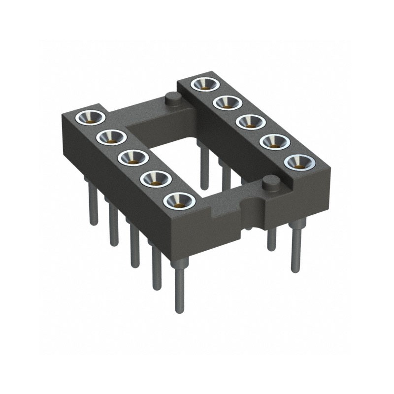 1 pcs : 110-99-310-41-001000 - CONN IC DIP SOCKET 10POS TINLEAD