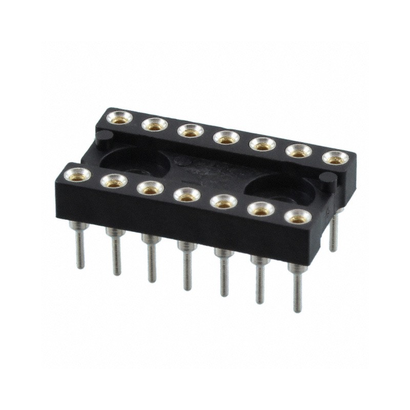 1 pcs : 210-47-314-41-001000 - CONN IC DIP SOCKET 14POS GOLD