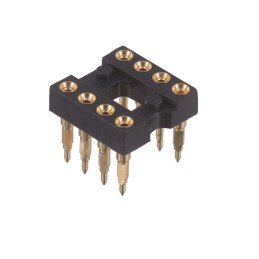 1 pcs : 104-13-308-41-770000 - CONN IC DIP SOCKET 8POS GOLD