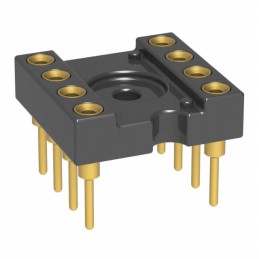 1 pcs : 210-13-308-41-001000 - CONN IC DIP SOCKET 8POS GOLD