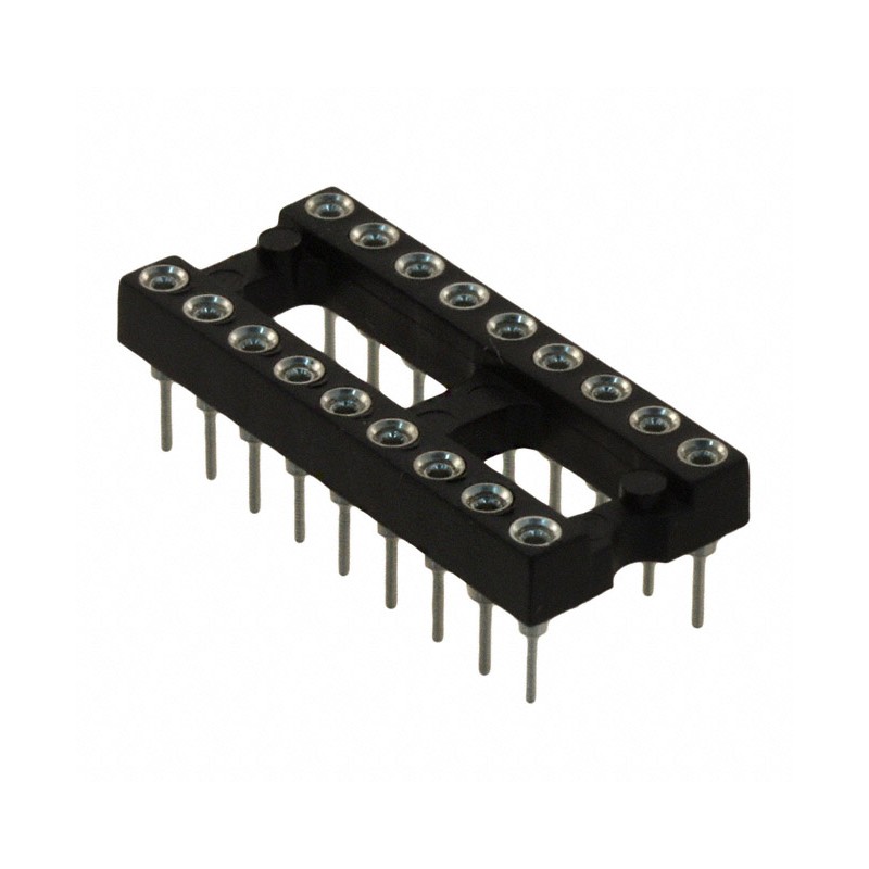 1 pcs : 110-91-318-41-001000 - CONN IC DIP SOCKET 18POS GOLD