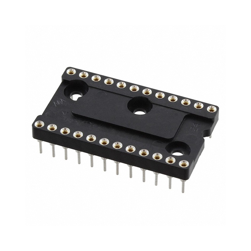 1 pcs : 210-47-624-41-001000 - CONN IC DIP SOCKET 24POS GOLD