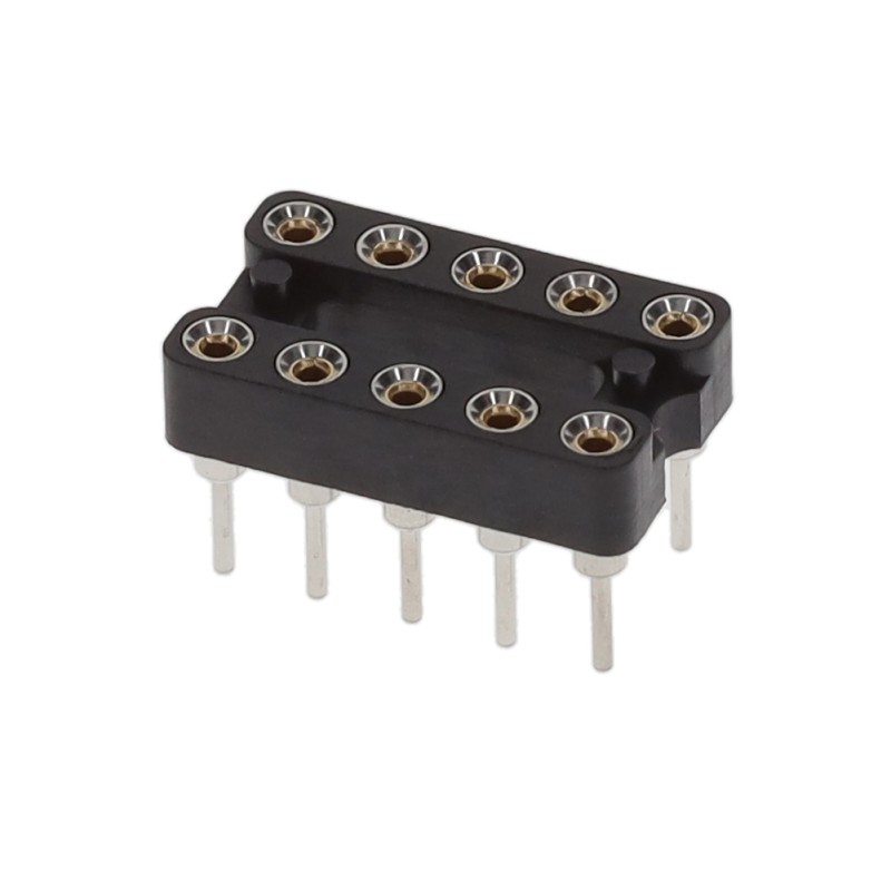 1 pcs : 110-93-210-41-001000 - CONN IC DIP SOCKET 10POS GOLD