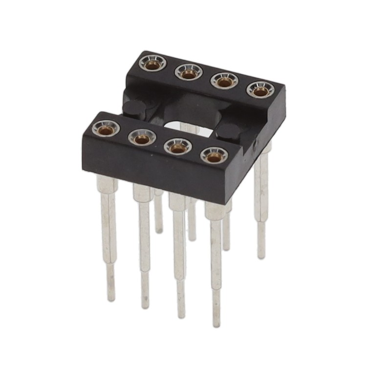 1 pcs : 126-93-308-41-001000 - CONN IC DIP SOCKET 8POS GOLD