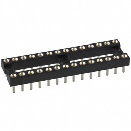 1 pcs : 115-47-328-41-001000 - CONN IC DIP SOCKET 28POS GOLD