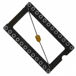 1 pcs : 123-93-624-41-801000 - CONN IC DIP SOCKET 24POS GOLD