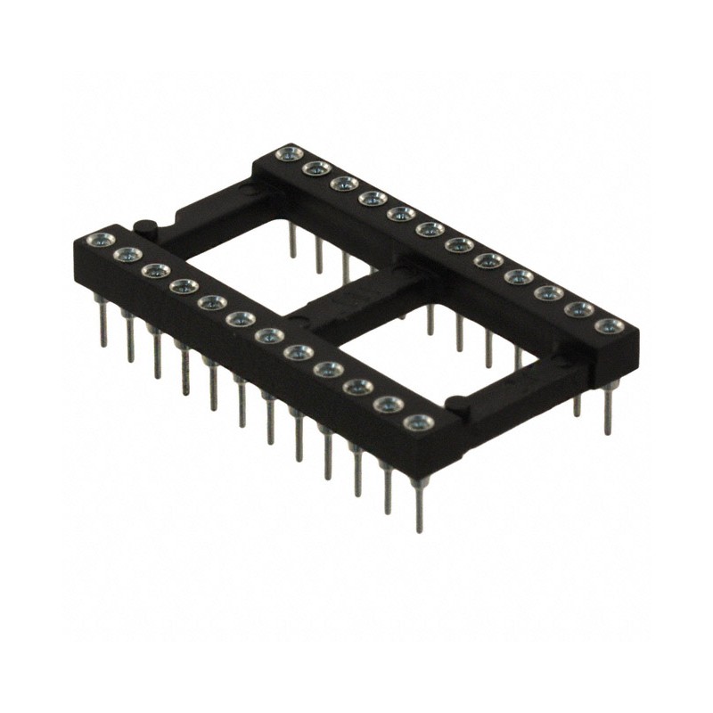 1 pcs : 110-91-624-41-001000 - CONN IC DIP SOCKET 24POS GOLD