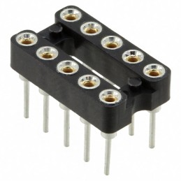 1 pcs : 111-93-210-41-001000 - CONN IC DIP SOCKET 10POS GOLD