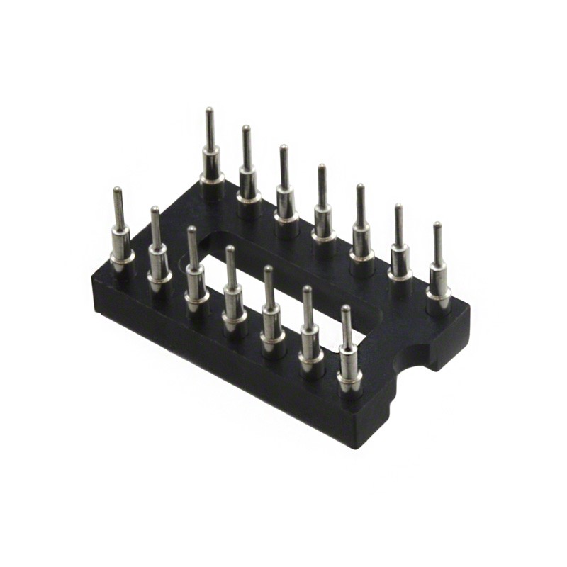 1 pcs : 116-43-314-41-006000 - CONN IC DIP SOCKET 14POS GOLD