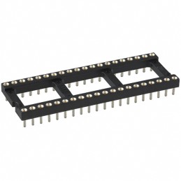 1 pcs : 115-47-640-41-001000 - CONN IC DIP SOCKET 40POS GOLD