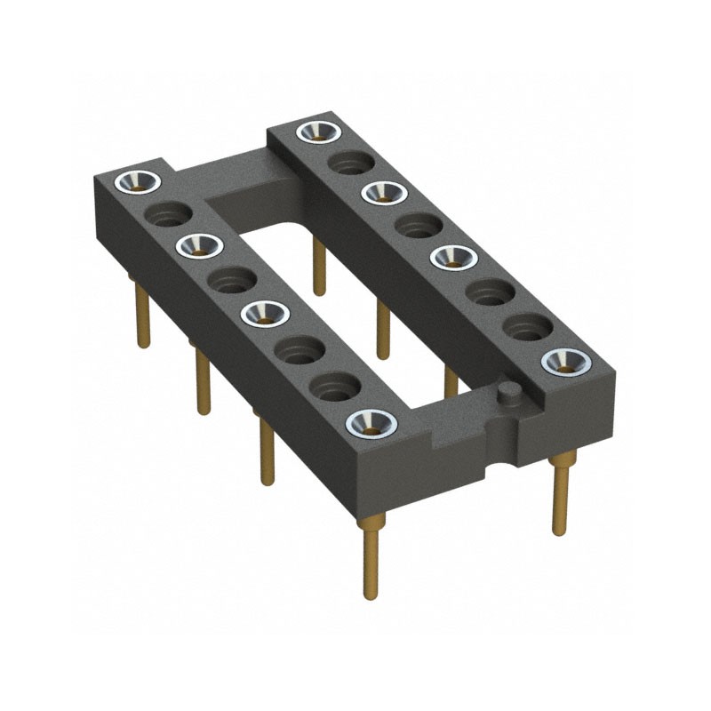 1 pcs : 110-13-316-10-003000 - CONN IC DIP SOCKET 16POS GOLD