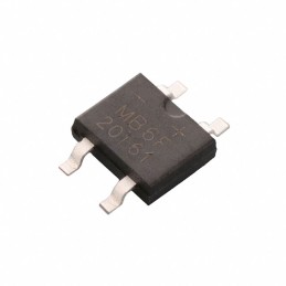 1 pcs : MB6F - BRIDGE RECT 1P 600V 500MA MBF