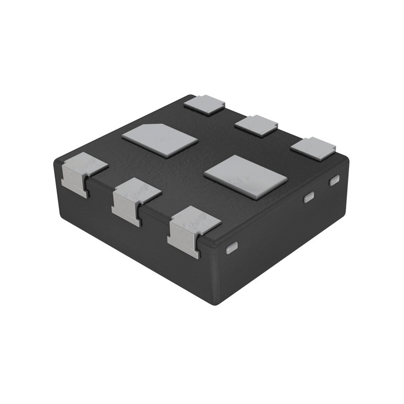 1 pcs : BC847QAPNZ - TRANS NPN/PNP 45V 0.1A 6DFN