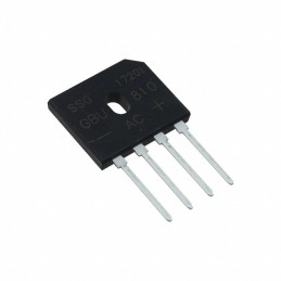 1 pcs : GBU406G - BRIDGE RECT 1PHASE 600V 4A GBU