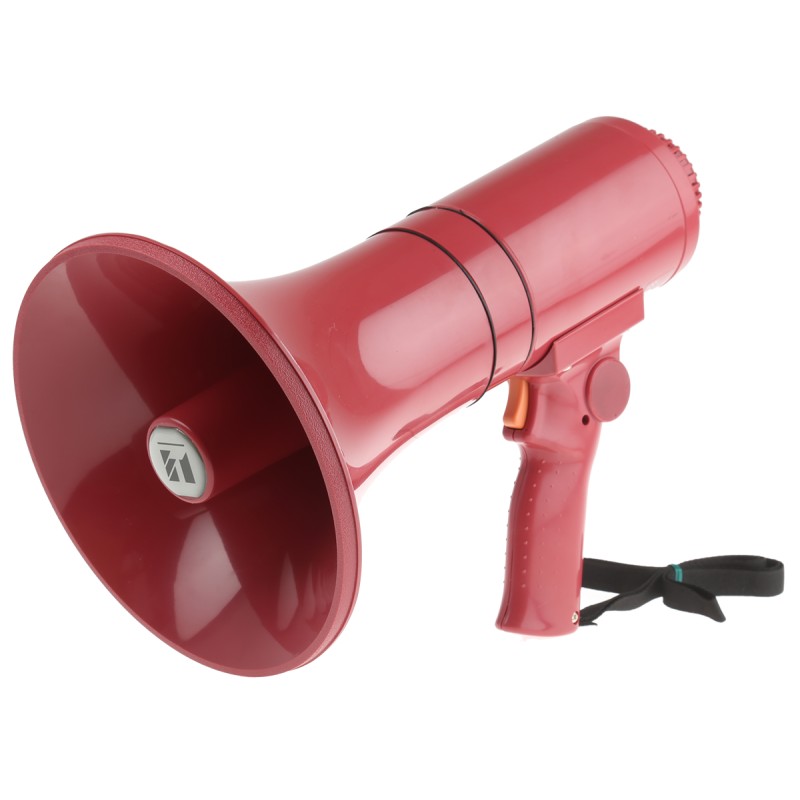 1 pcs - TOA ER1215S Red 15 W Hand Grip Megaphone with Siren Alert
