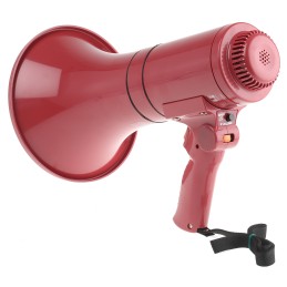 1 pcs - TOA ER1215S Red 15 W Hand Grip Megaphone with Siren Alert
