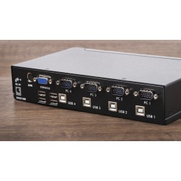 1 pcs - StarTech.com 4 Port USB VGA KVM Switch, 1920 x 1440 Maximum Resolution