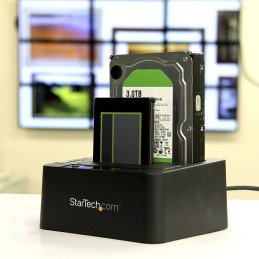 1 pcs - StarTech.com USB 3.1 Gen 2 Hard Drive Docking Station for 2 Drives SATA Hard Drive