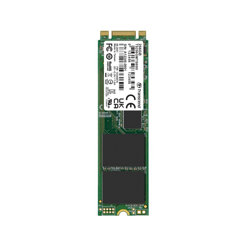 1 pcs - Transcend MTS800I M.2 256 GB Internal SSD Hard Drive