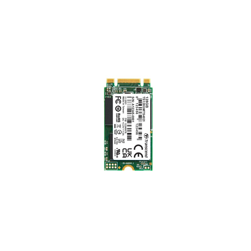 1 pcs - Transcend MTS402I M.2 128 GB Internal SSD Drive